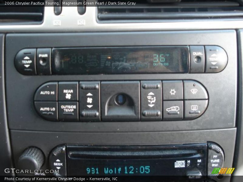 Magnesium Green Pearl / Dark Slate Gray 2006 Chrysler Pacifica Touring