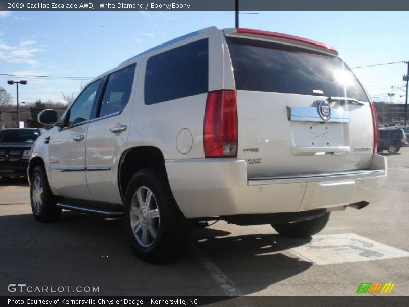 White Diamond / Ebony/Ebony 2009 Cadillac Escalade AWD