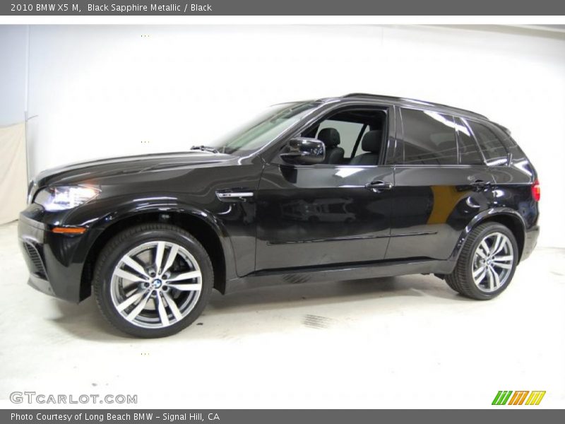 Black Sapphire Metallic / Black 2010 BMW X5 M