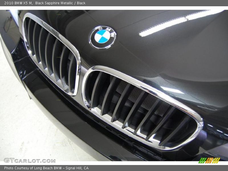 Black Sapphire Metallic / Black 2010 BMW X5 M