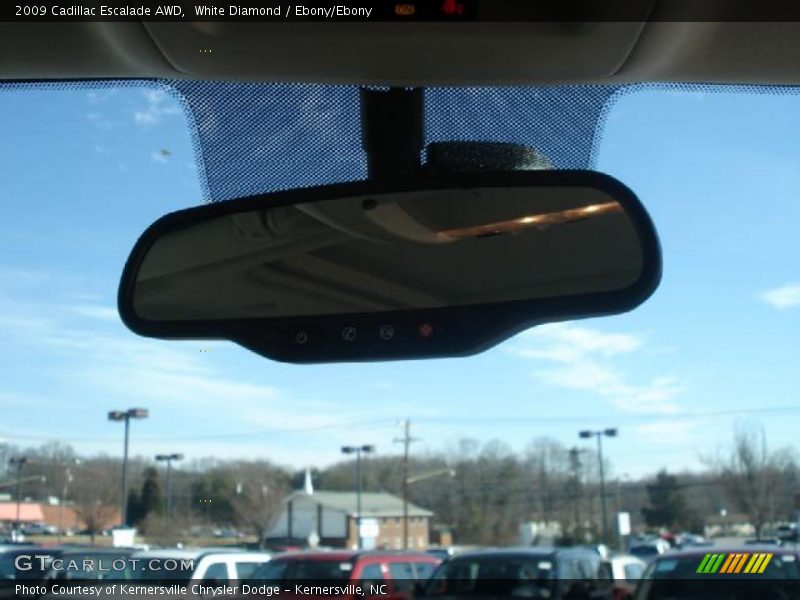White Diamond / Ebony/Ebony 2009 Cadillac Escalade AWD