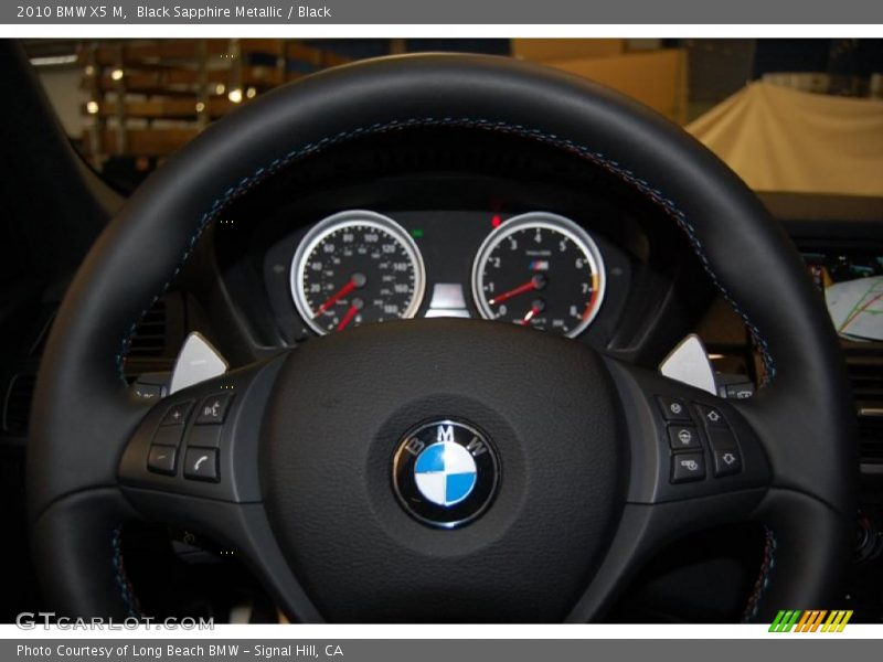 Black Sapphire Metallic / Black 2010 BMW X5 M