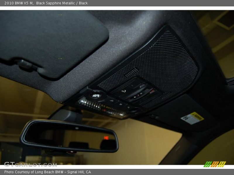 Black Sapphire Metallic / Black 2010 BMW X5 M