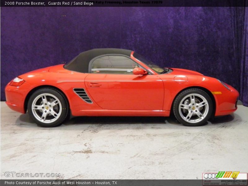 Guards Red / Sand Beige 2008 Porsche Boxster