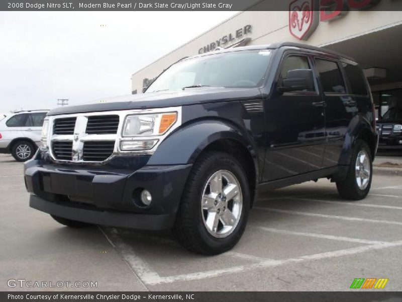 Modern Blue Pearl / Dark Slate Gray/Light Slate Gray 2008 Dodge Nitro SLT