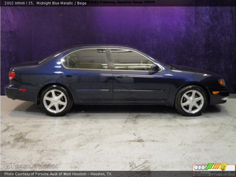 Midnight Blue Metallic / Beige 2002 Infiniti I 35