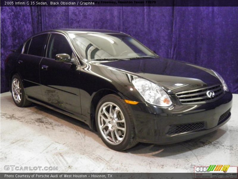 Black Obsidian / Graphite 2005 Infiniti G 35 Sedan