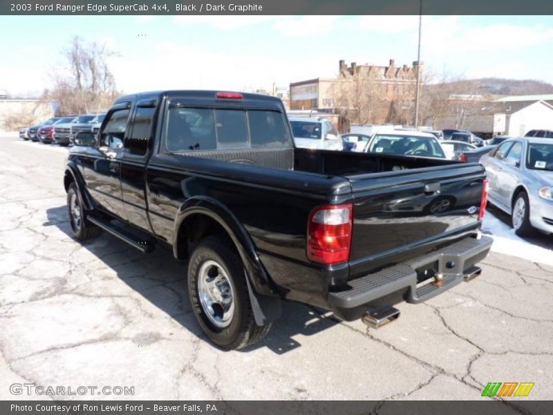 Black / Dark Graphite 2003 Ford Ranger Edge SuperCab 4x4