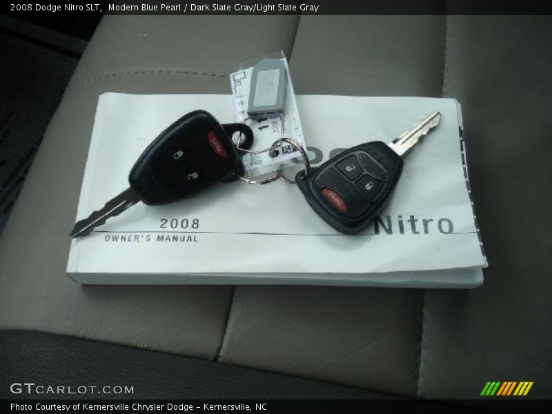Modern Blue Pearl / Dark Slate Gray/Light Slate Gray 2008 Dodge Nitro SLT