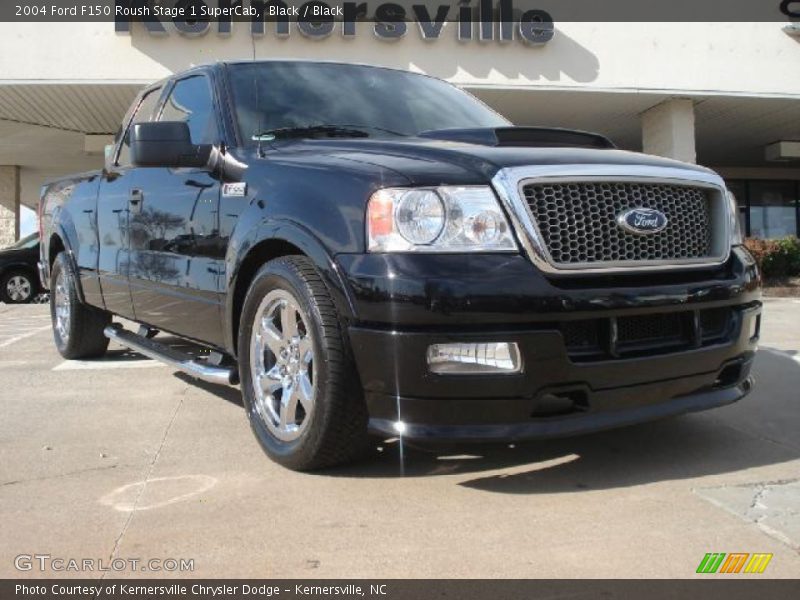 Black / Black 2004 Ford F150 Roush Stage 1 SuperCab