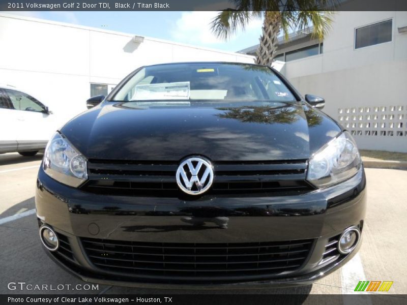 Black / Titan Black 2011 Volkswagen Golf 2 Door TDI