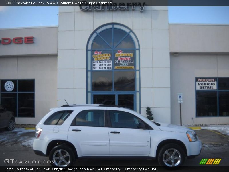Summit White / Light Cashmere 2007 Chevrolet Equinox LS AWD