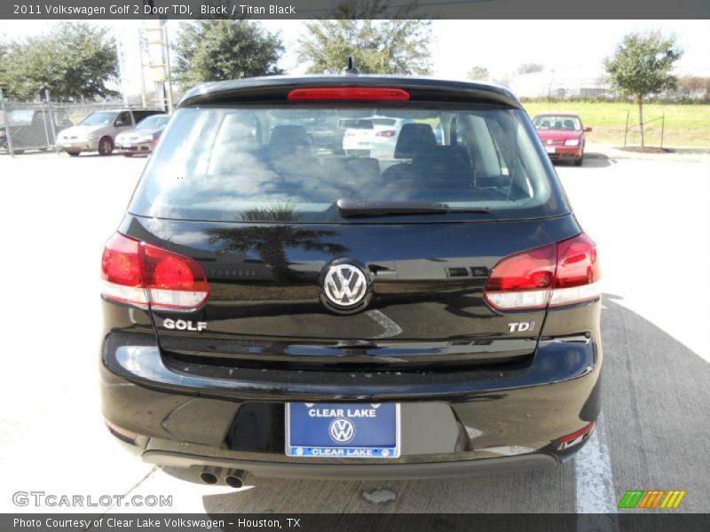 Black / Titan Black 2011 Volkswagen Golf 2 Door TDI