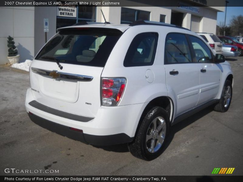 Summit White / Light Cashmere 2007 Chevrolet Equinox LS AWD