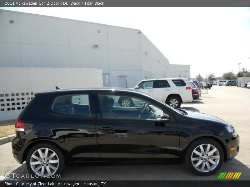 Black / Titan Black 2011 Volkswagen Golf 2 Door TDI