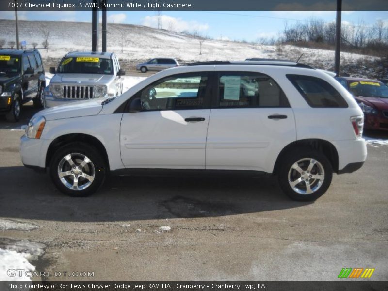 Summit White / Light Cashmere 2007 Chevrolet Equinox LS AWD