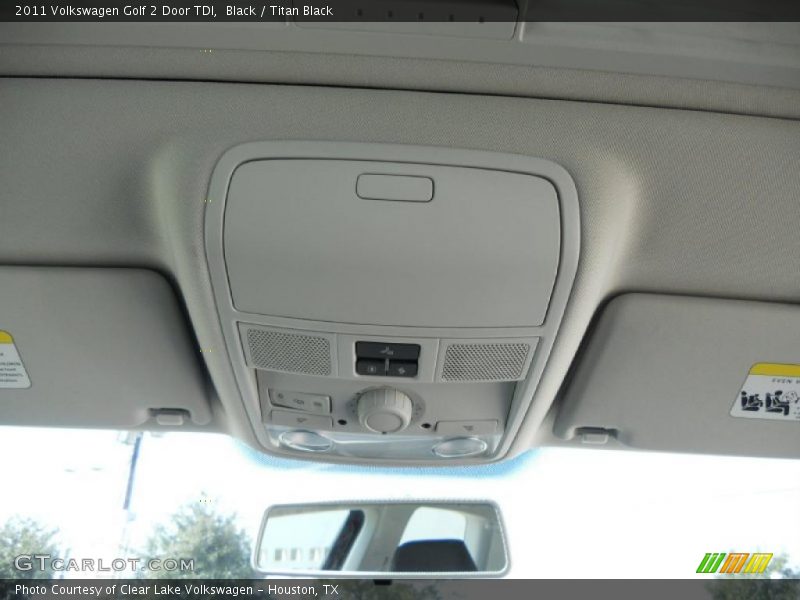 Black / Titan Black 2011 Volkswagen Golf 2 Door TDI