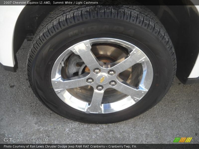 Summit White / Light Cashmere 2007 Chevrolet Equinox LS AWD