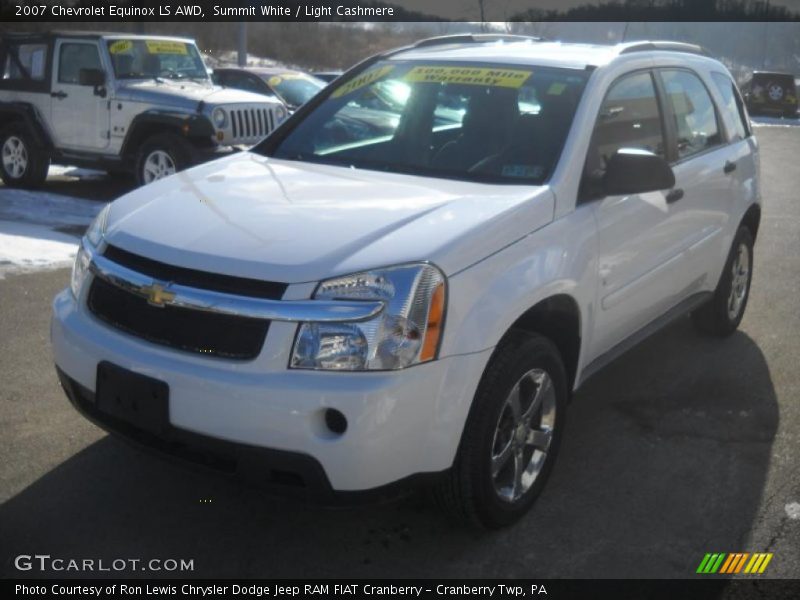 Summit White / Light Cashmere 2007 Chevrolet Equinox LS AWD