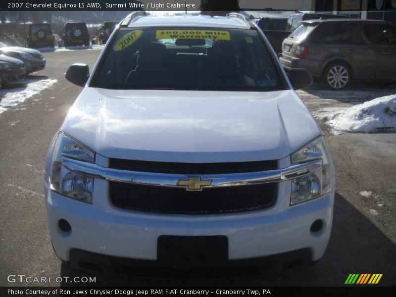 Summit White / Light Cashmere 2007 Chevrolet Equinox LS AWD