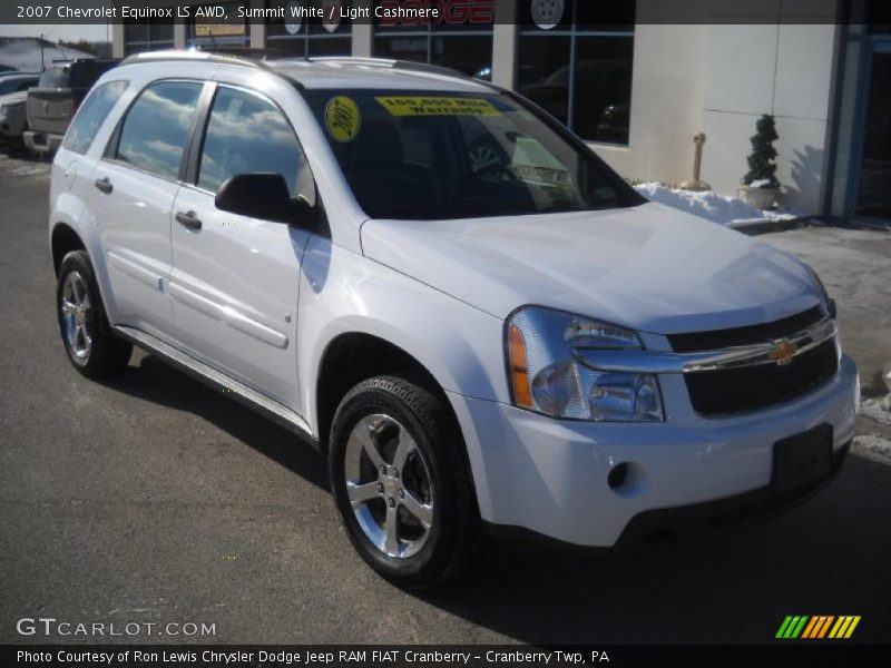 Summit White / Light Cashmere 2007 Chevrolet Equinox LS AWD