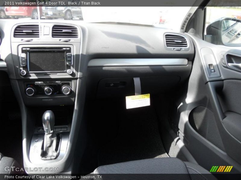 Black / Titan Black 2011 Volkswagen Golf 4 Door TDI