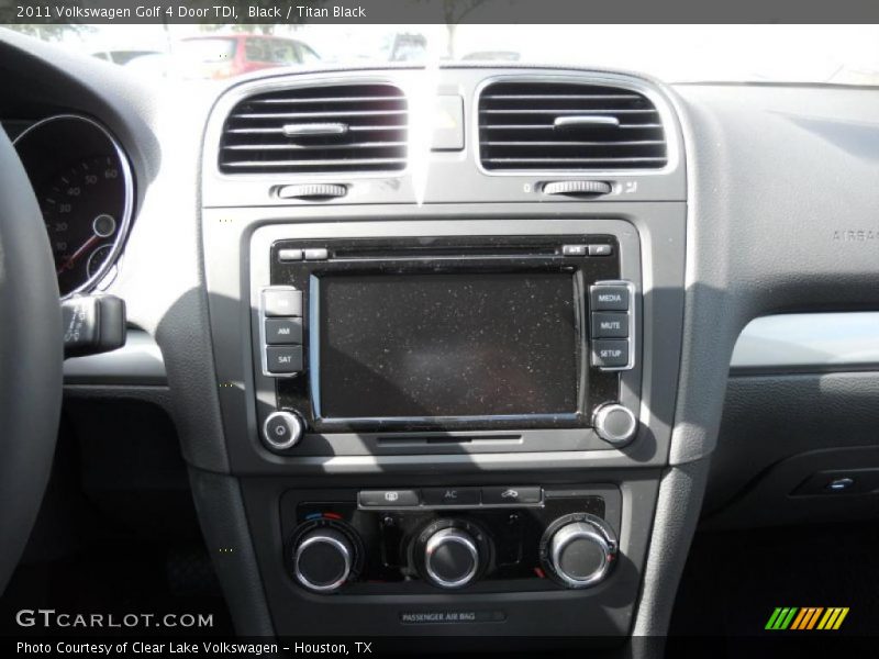Black / Titan Black 2011 Volkswagen Golf 4 Door TDI