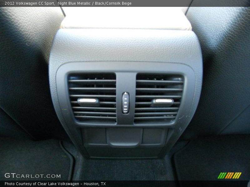 Night Blue Metallic / Black/Cornsilk Beige 2012 Volkswagen CC Sport