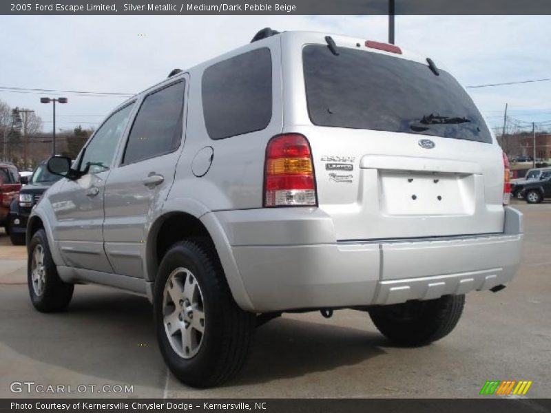 Silver Metallic / Medium/Dark Pebble Beige 2005 Ford Escape Limited
