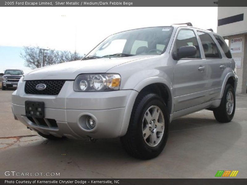 Silver Metallic / Medium/Dark Pebble Beige 2005 Ford Escape Limited