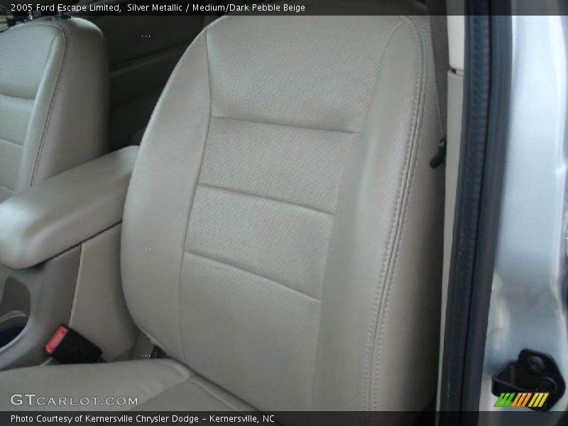 Silver Metallic / Medium/Dark Pebble Beige 2005 Ford Escape Limited