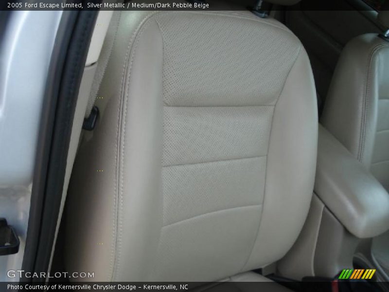 Silver Metallic / Medium/Dark Pebble Beige 2005 Ford Escape Limited