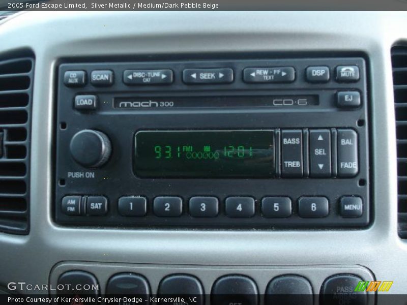 Controls of 2005 Escape Limited
