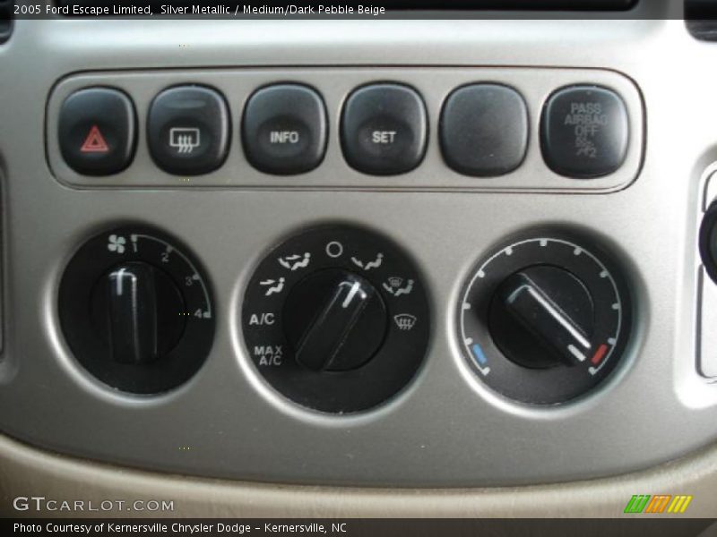 Controls of 2005 Escape Limited