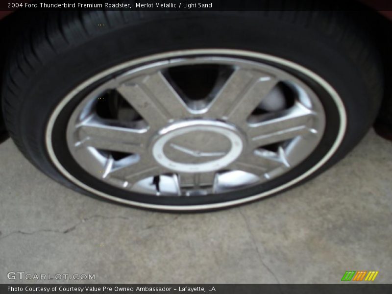 Merlot Metallic / Light Sand 2004 Ford Thunderbird Premium Roadster