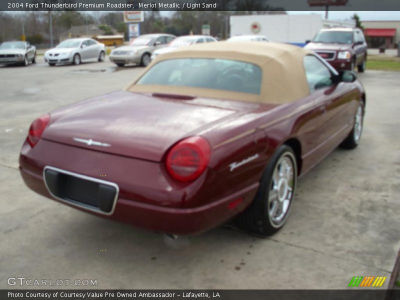 Merlot Metallic / Light Sand 2004 Ford Thunderbird Premium Roadster