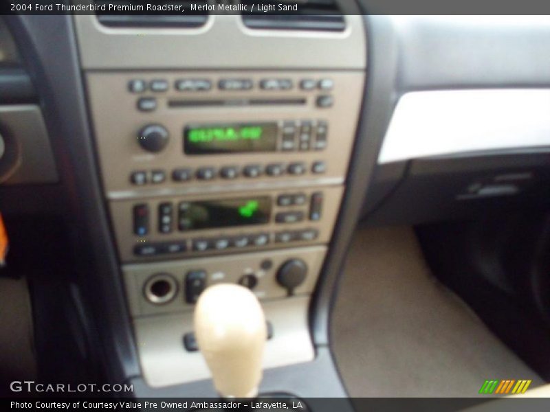Merlot Metallic / Light Sand 2004 Ford Thunderbird Premium Roadster