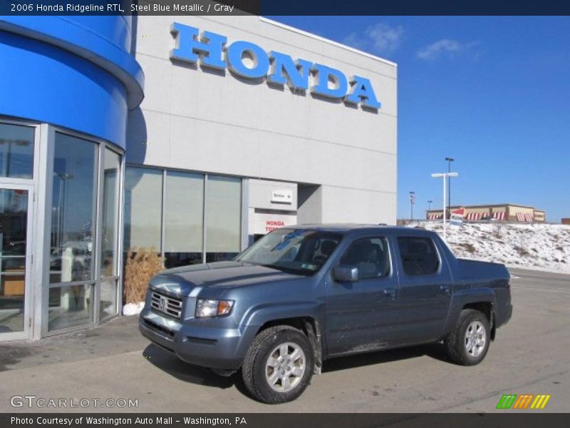 Steel Blue Metallic / Gray 2006 Honda Ridgeline RTL