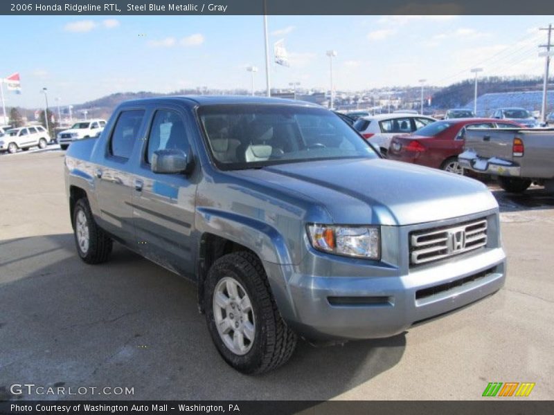 Steel Blue Metallic / Gray 2006 Honda Ridgeline RTL