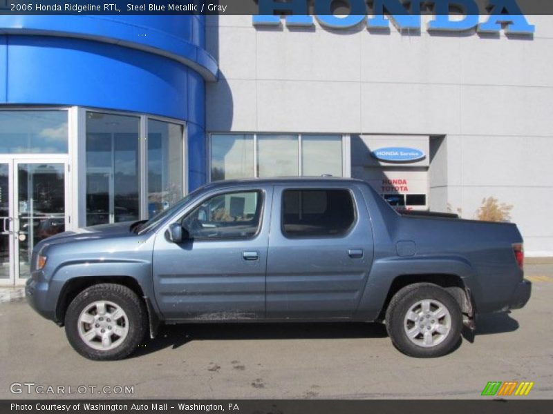 Steel Blue Metallic / Gray 2006 Honda Ridgeline RTL
