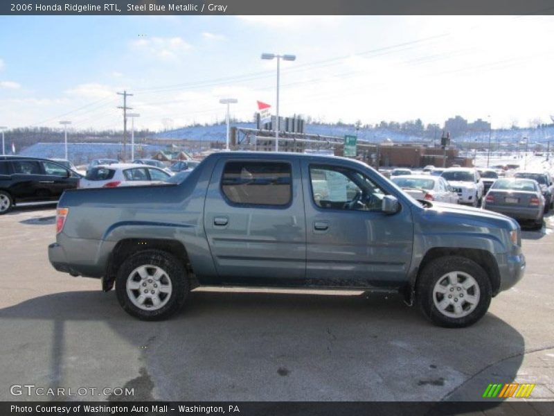 Steel Blue Metallic / Gray 2006 Honda Ridgeline RTL