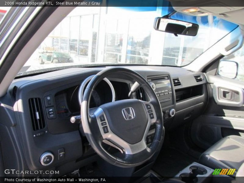 Steel Blue Metallic / Gray 2006 Honda Ridgeline RTL