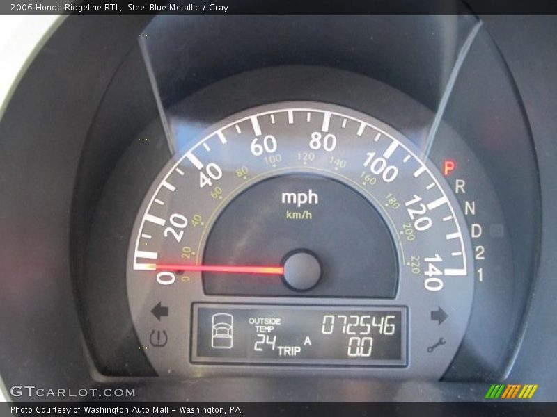 Steel Blue Metallic / Gray 2006 Honda Ridgeline RTL