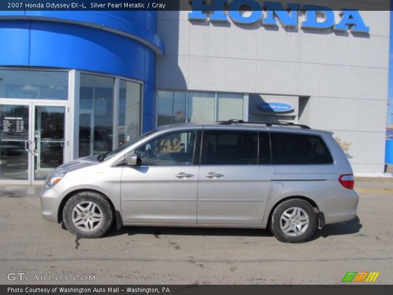 Silver Pearl Metallic / Gray 2007 Honda Odyssey EX-L