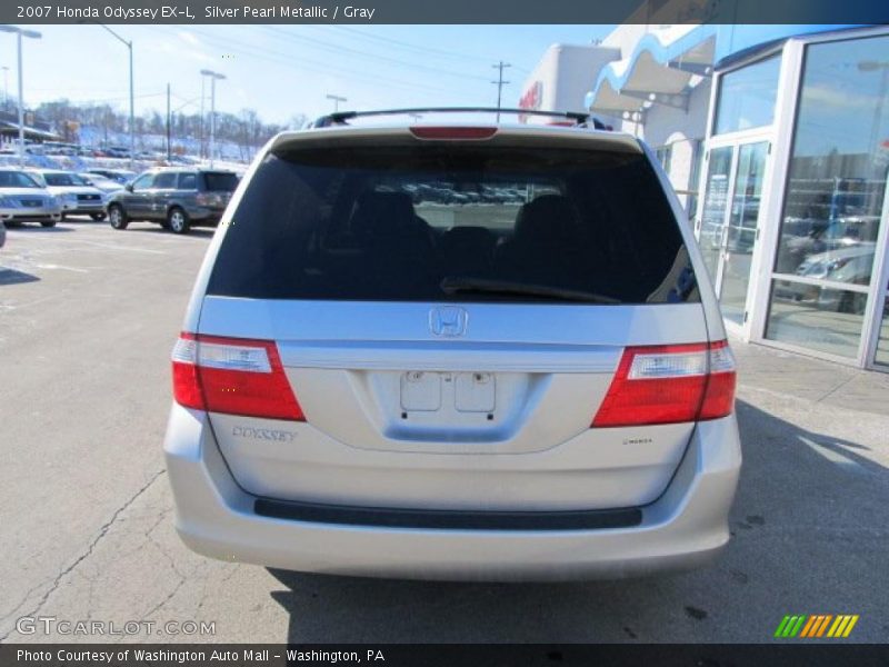 Silver Pearl Metallic / Gray 2007 Honda Odyssey EX-L