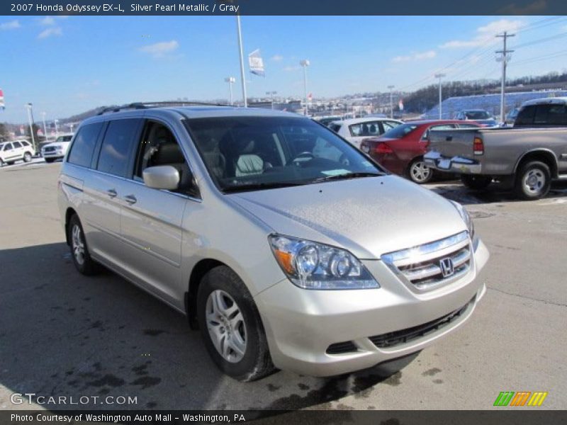 Silver Pearl Metallic / Gray 2007 Honda Odyssey EX-L