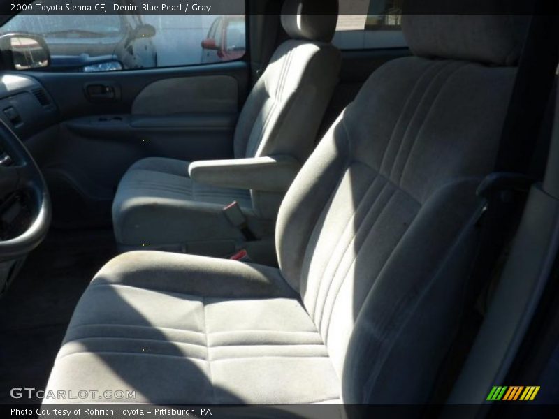Denim Blue Pearl / Gray 2000 Toyota Sienna CE