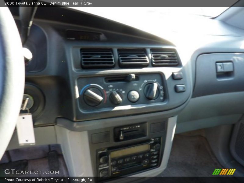 Denim Blue Pearl / Gray 2000 Toyota Sienna CE