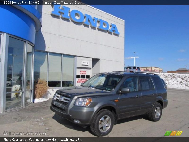 Nimbus Gray Metallic / Gray 2008 Honda Pilot EX 4WD