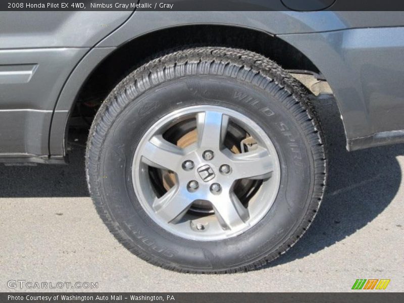 Nimbus Gray Metallic / Gray 2008 Honda Pilot EX 4WD
